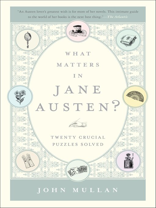 Cover image for What Matters in Jane Austen?